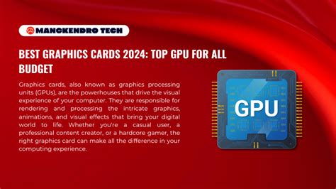 Best Graphics Cards 2024: Top GPUs for all budgets .